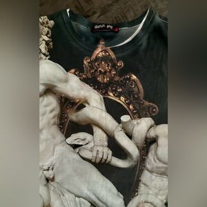 VINTAGE,Men's Black Graphic Tank Top